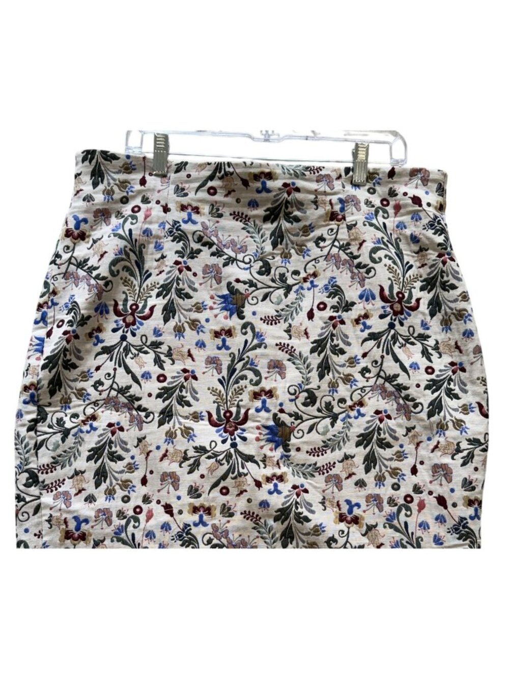 Eva Mendes New York Company Floral Pencil Skirt Size 14 Multicolor Career Wear - Picture 2 of 6
